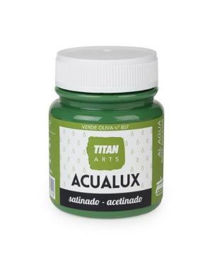 TITAN ACUALUX SATIN. VERDE OLIVA, 100ML
